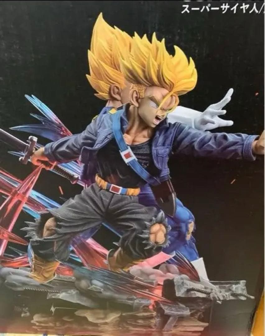 ベジータ&トランクス　1/6フィギュア　 38×25×33cm LED付き