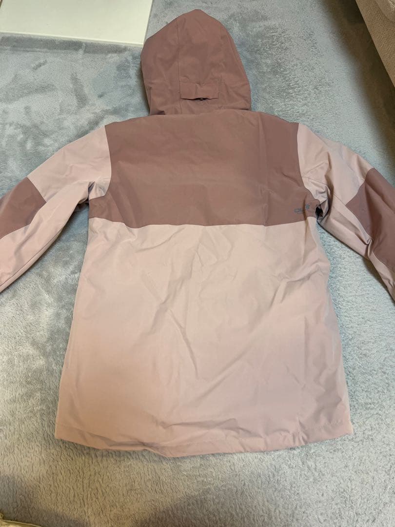 女性用スノーボードウェア 上下セット　ピンク ホワイト