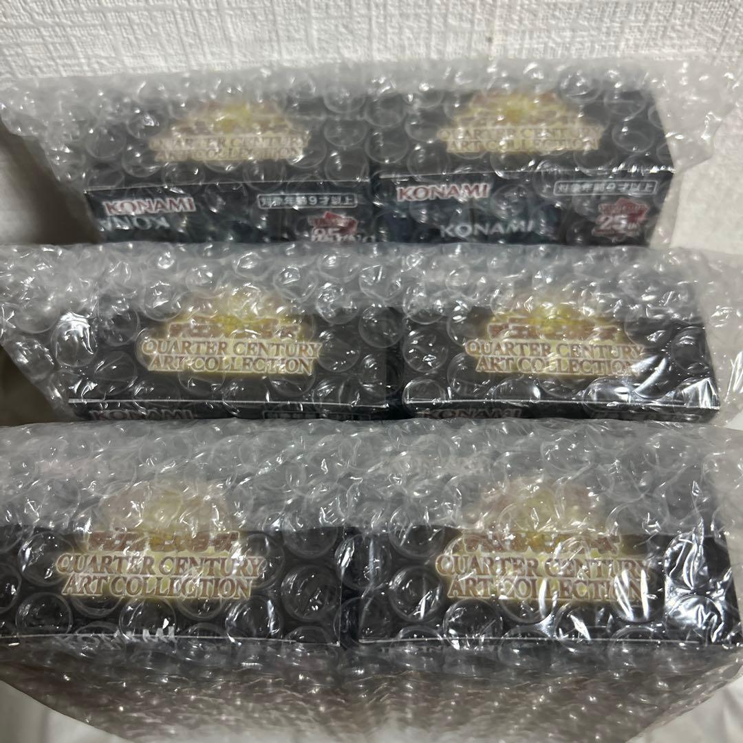 遊戯王 クオーターセンチュリーアートコレクション　新品　シュリンク付き　6BOX