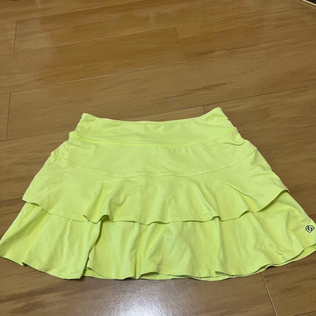Lija フリル付きスカート XS/TP 明るい黄色