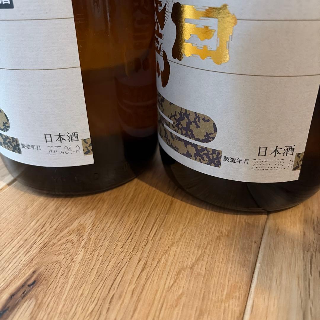 朝日鷹　生貯蔵酒&低音貯蔵酒　1800ml 2本セット