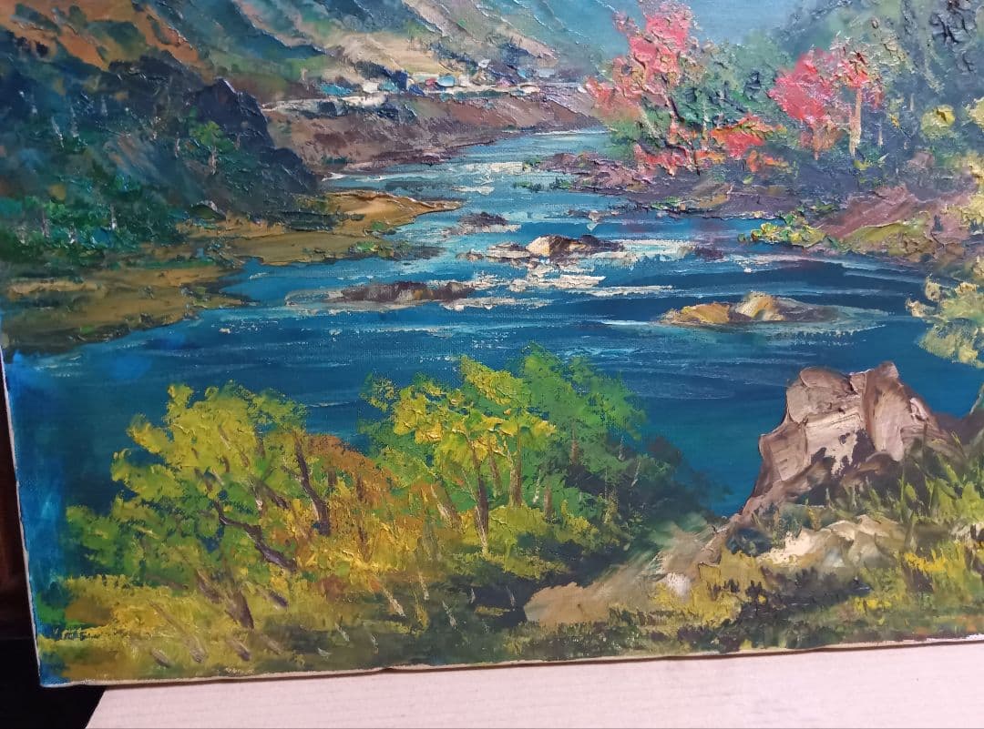 羽沢清水のF12号油彩が逸品です