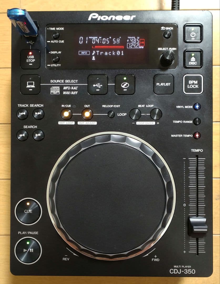 Pioneer CDJ-350 動作確認済み　メンテ済み　送料込み　2017