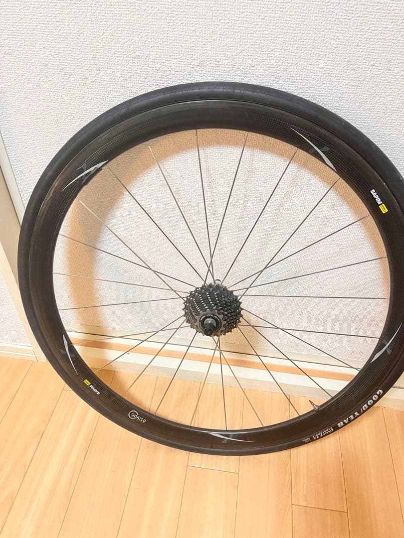 手組みカーボンホイール GOKISO SAPIM White industrys