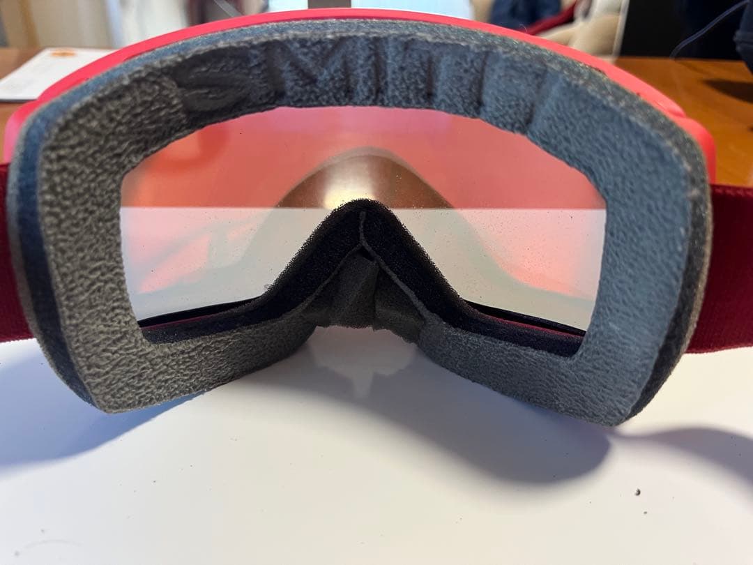 SMITH ゴーグル ミラー レッド　偏光レンズ