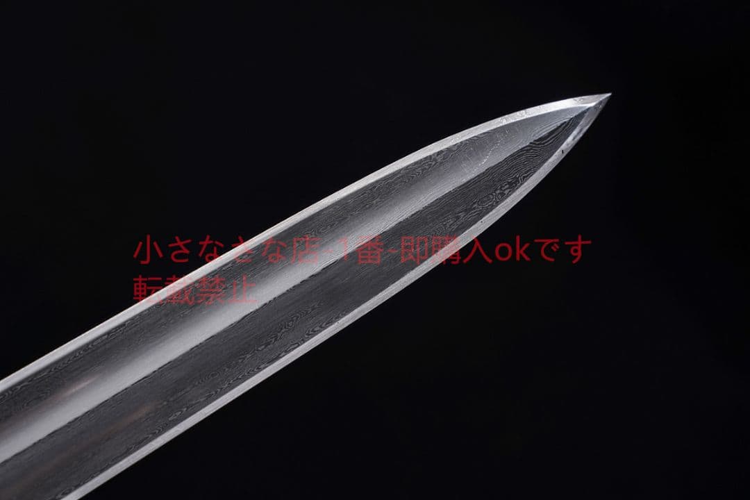 小永楽剣瓦面百錬模様鋼  古兵器 武具 刀装具 日本刀 模造刀 居合刀