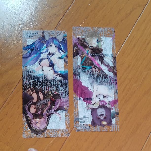 シノアリスのクリアしおり！！全セット！！