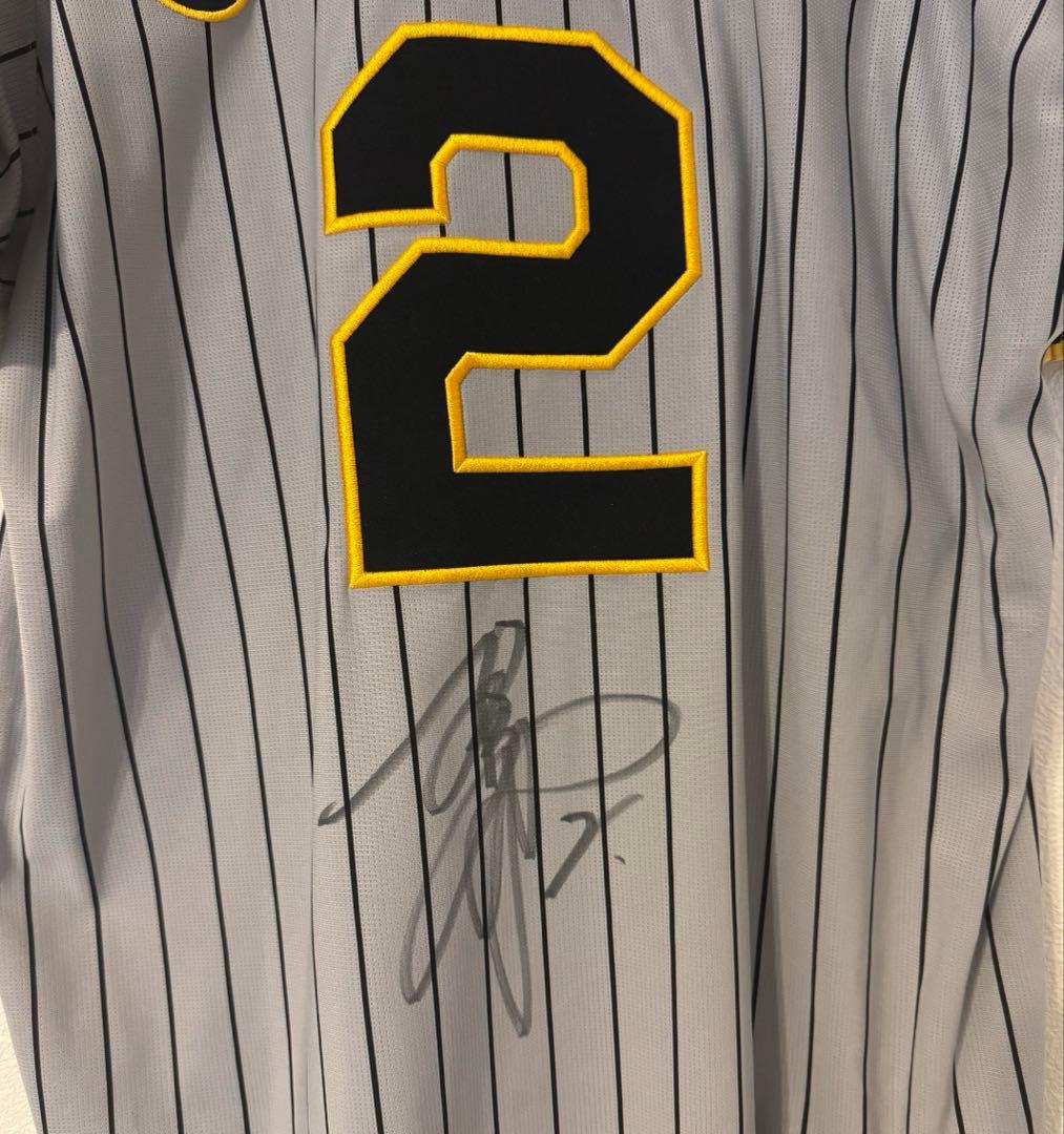 阪神タイガース 梅野隆太郎 選手 直筆サイン入りユニフォーム サイズL