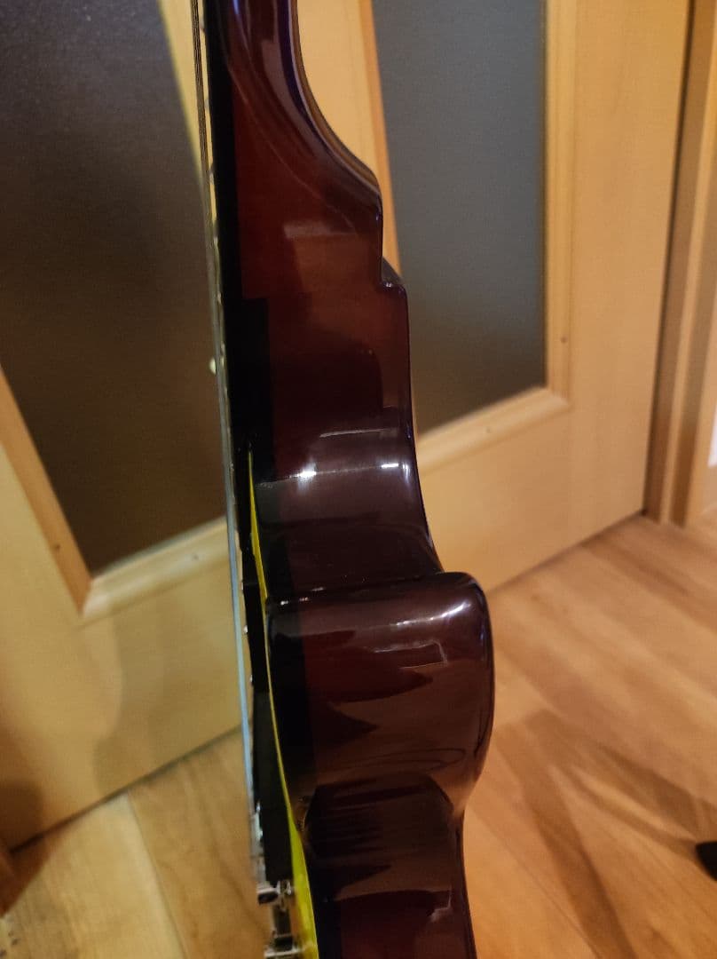 ノーブランド カスタム品 イエローレスポール