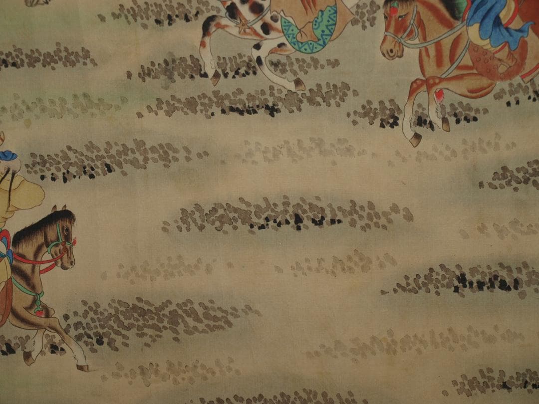 骨董市仕入れ品　中国明時代の掛軸　王宝作 激安骨董品　 BD421A8-2