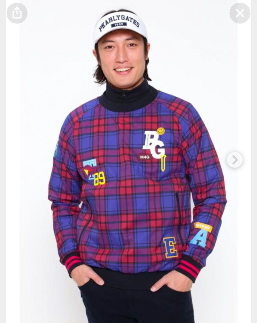 新品未使用PEARLY GATES スニード パーリーゲイツ ネイビー サイズ4