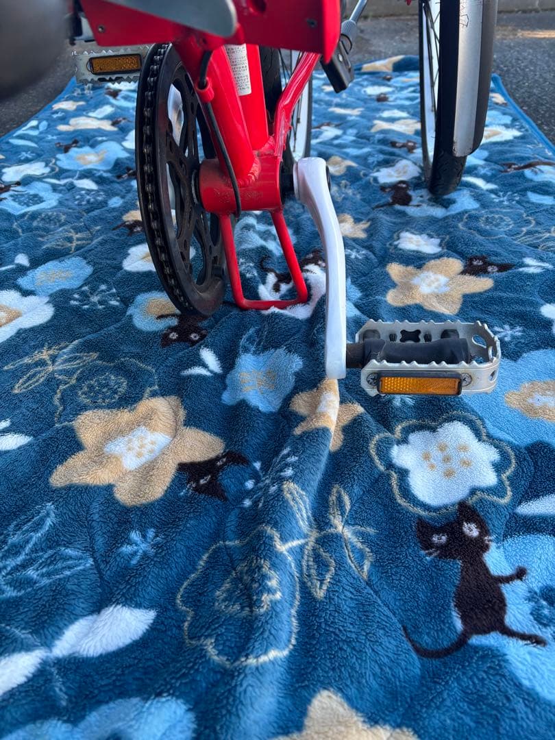 Ferrari 折りたたみ自転車 アルミフレームレッド