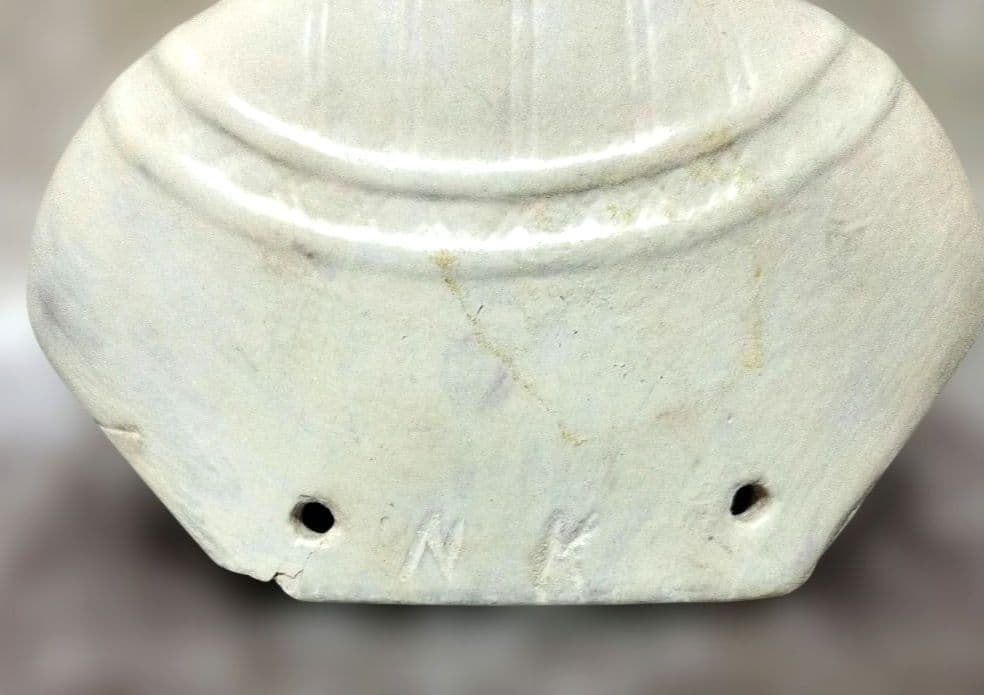 日曜迄◆希少＆刻印有 パリアンショルダーヘッドドール　チャイナヘッドドール