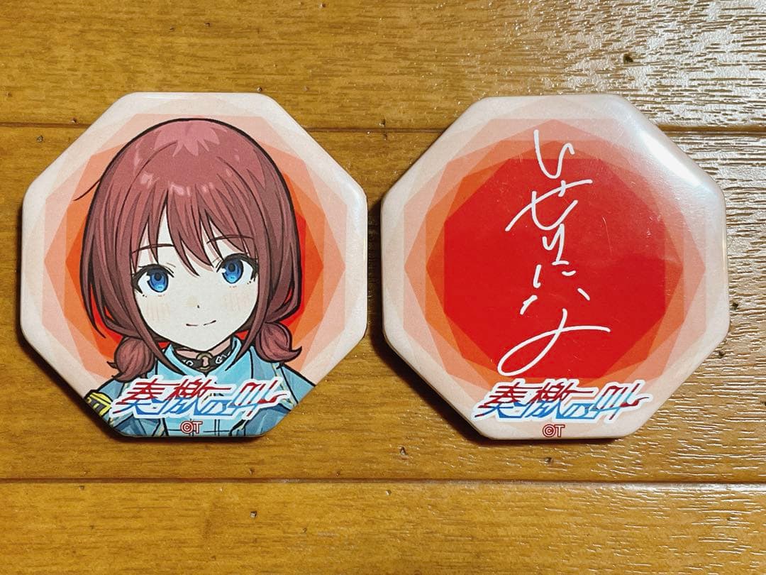 ガールズバンドクライ 井芹仁菜 武道館 奏檄の叫 くじ 八角形 缶バッジ