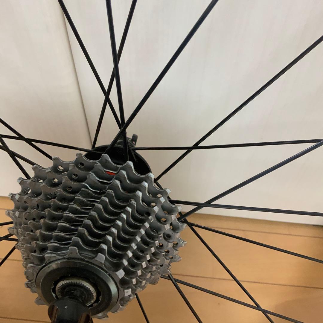 FF 完組ホイール 前後セット700C ブラック/レッド 即購入 超超特別価格