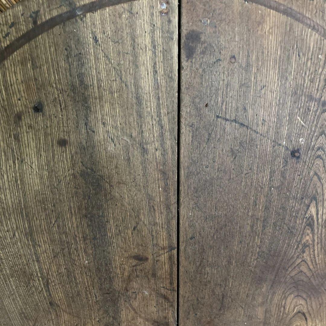 木製円形座卓 脚付き