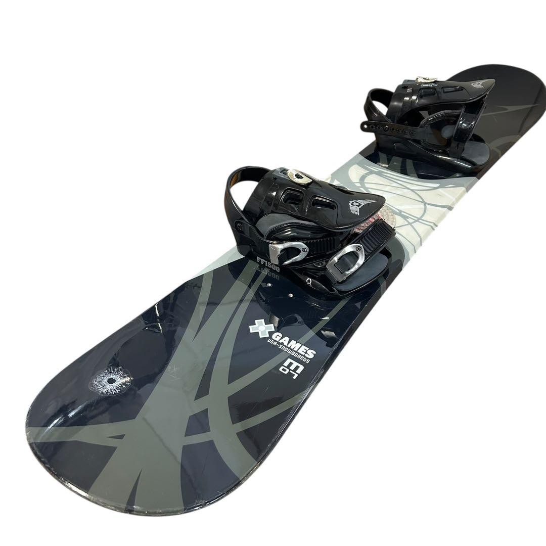③スノーボード2点セット　X-GAMES　FIFTY FIFTYビンディング付