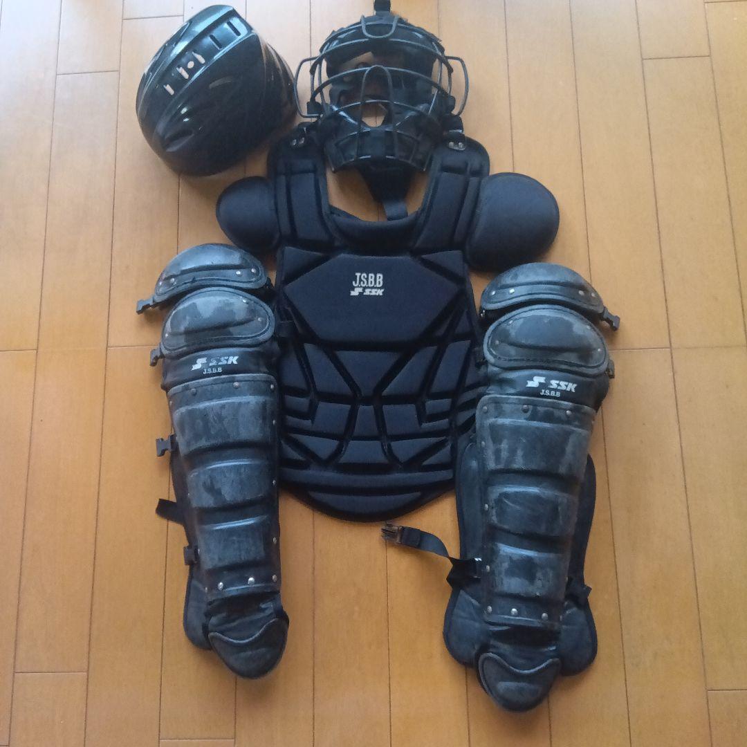 SSK 一般軟式野球用キャッチャープロテクター４点セット
