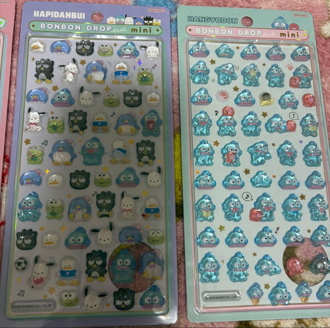 サンリオ　ボンボンドロップシールミニ　miniコンプリートセット