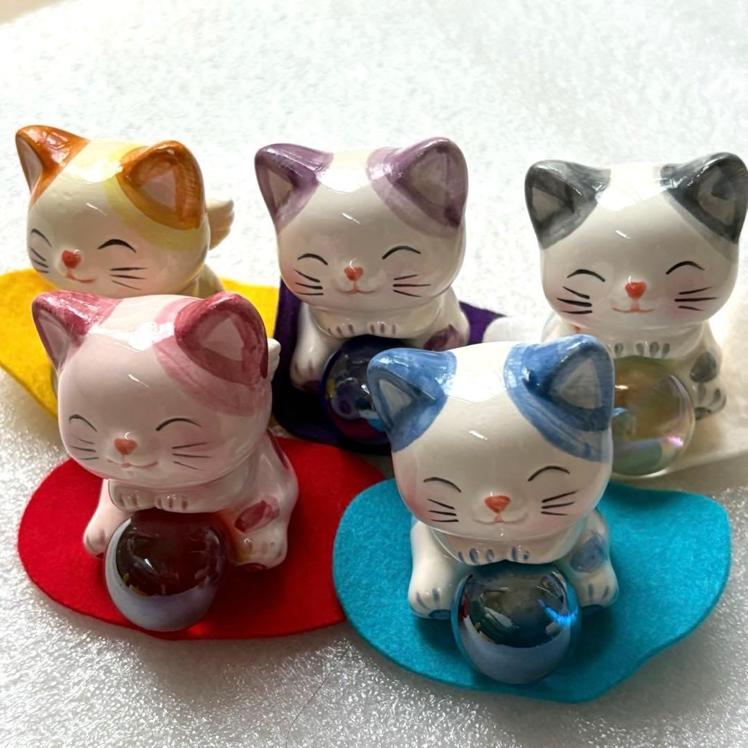 風水ハッピーキャット5匹　新品未使用