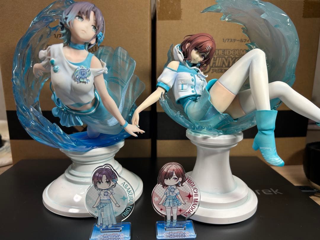 シャニマス 樋口円香 浅倉透 クリアマリンカーム フィギュア あみあみ特典付き