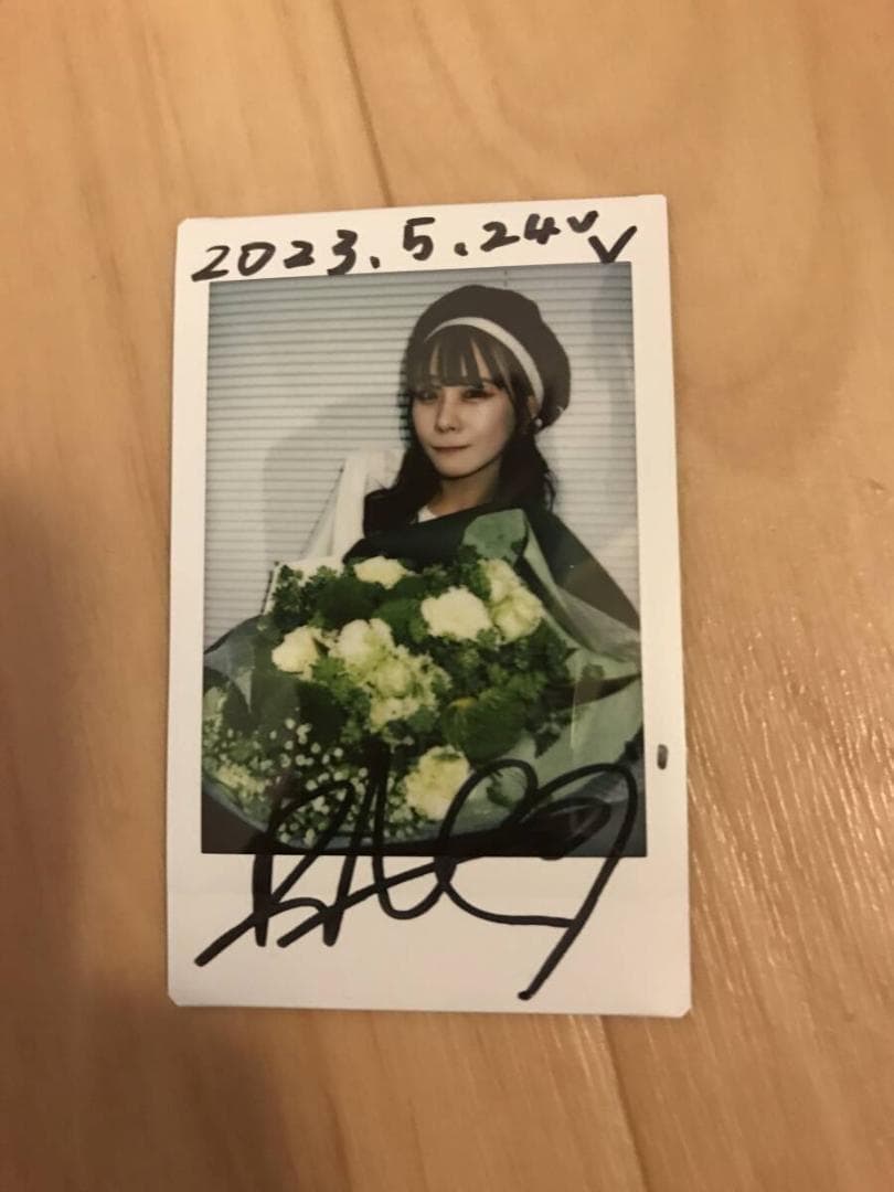 AKB48　チーム8　Pimm's　サイン入り　チェキ　立仙愛理　ラストツアー