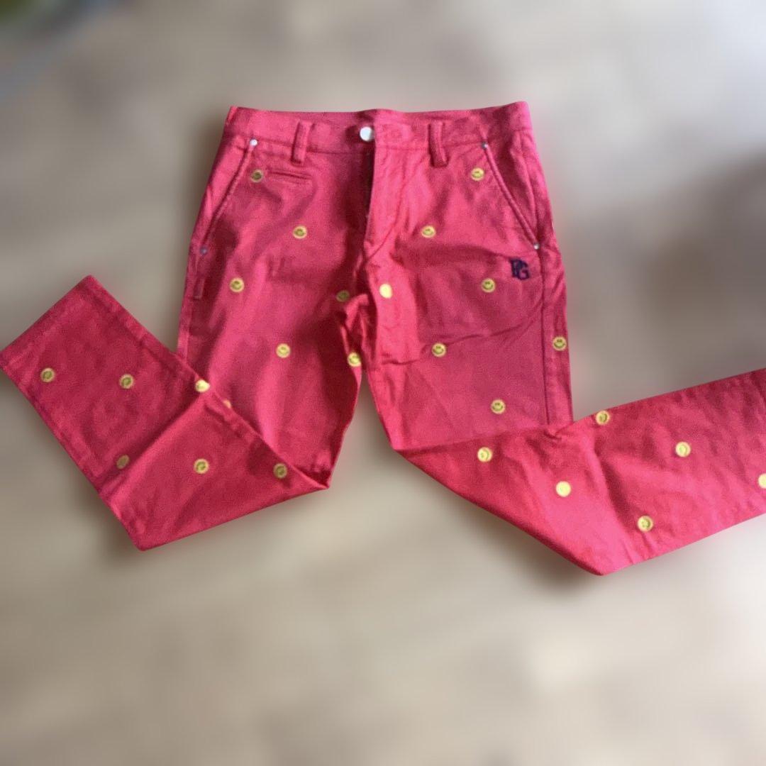 PEARLY GATES スマイリーフェイスパンツ サイズ3 ニコちゃん