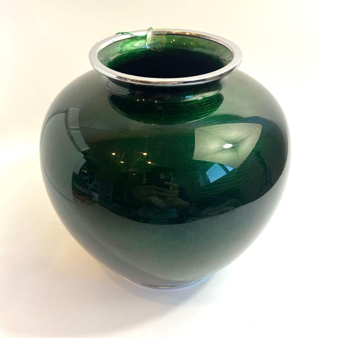 安藤七宝店造 七宝花瓶 壺 花瓶 置物