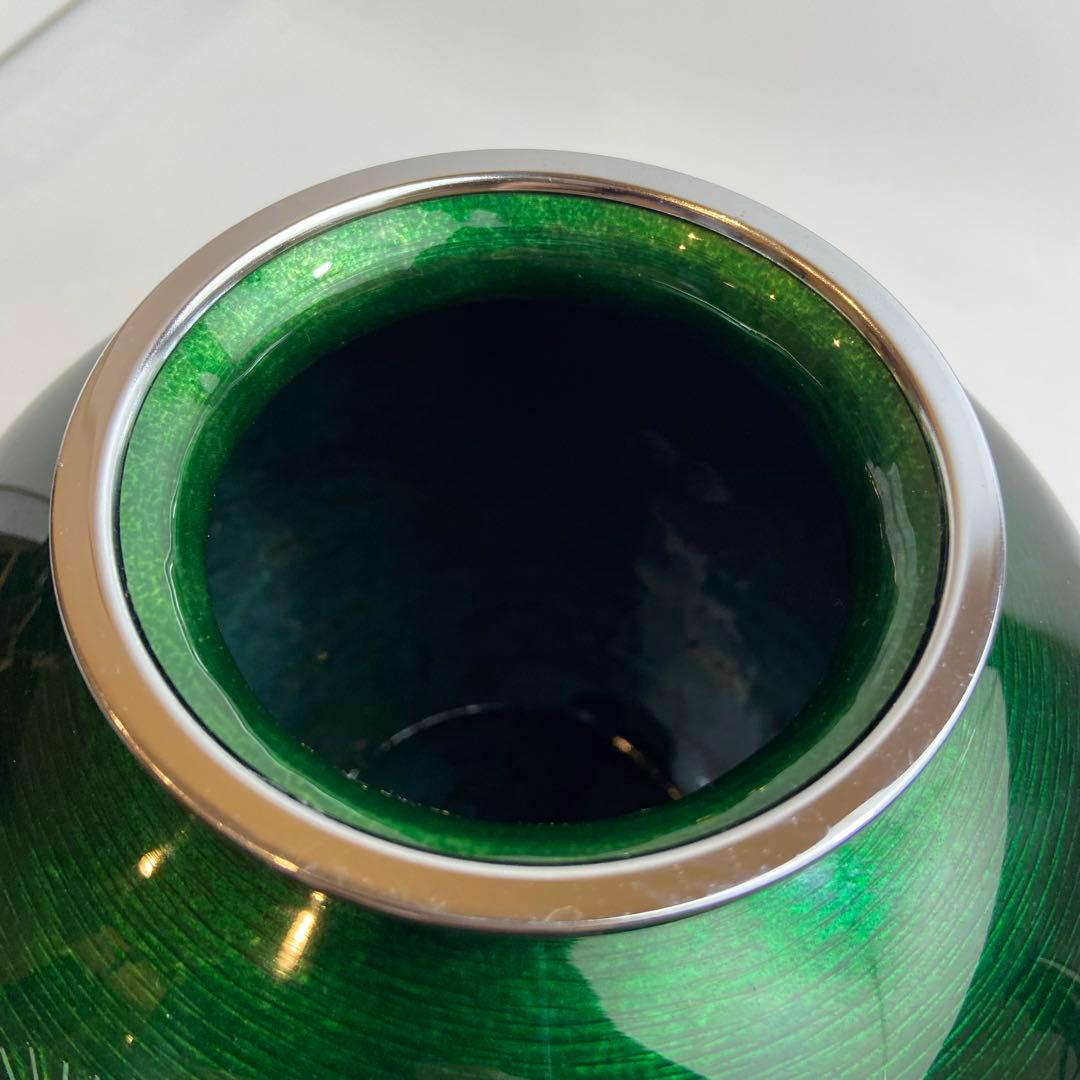 安藤七宝店造 七宝花瓶 壺 花瓶 置物