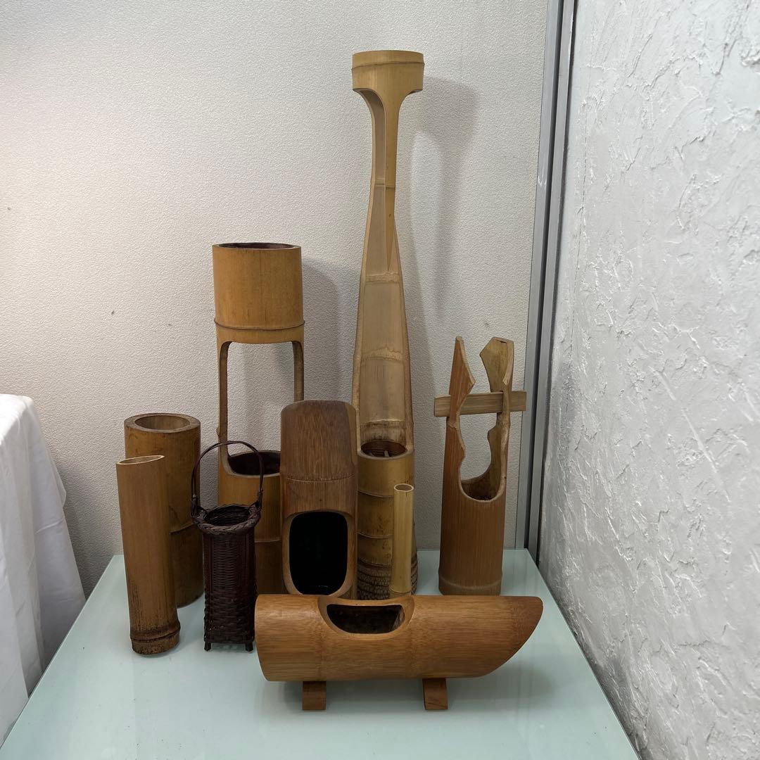 ☆竹の花入・茶道具☆