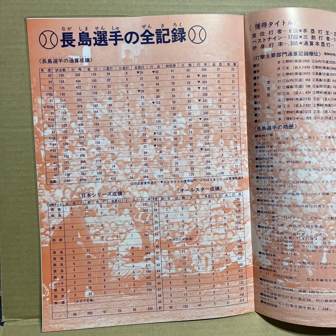 ★東宝チャンピオンまつり★燃える男長島茂雄　栄光の背番号3/海底大戦争/モスラ