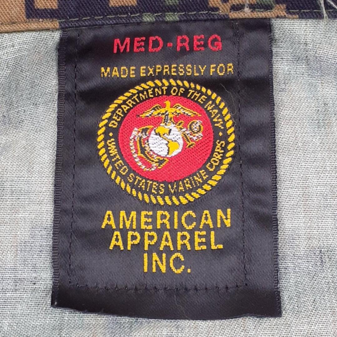 希少◎アメリカンアパレル ミリタリージャケット デジタルカモ 迷彩