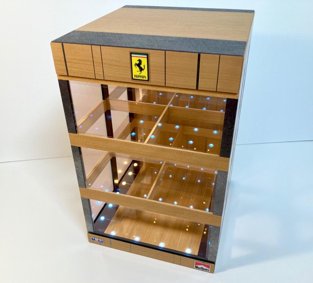 ぐげみ・1/18展示・特殊S&W(#1)・ディスプレーBOX/ネオジオラマ