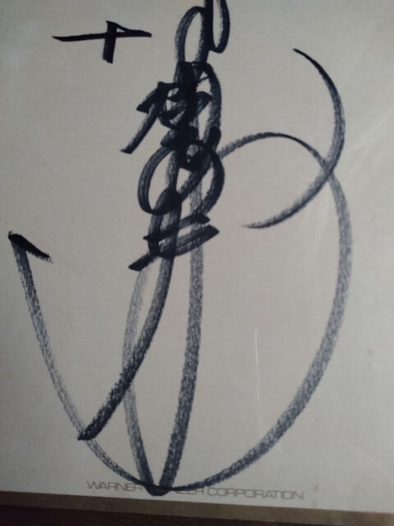 サイン色紙　中森 明菜 ワーナー・パイオニア　当時のイベント時のもの