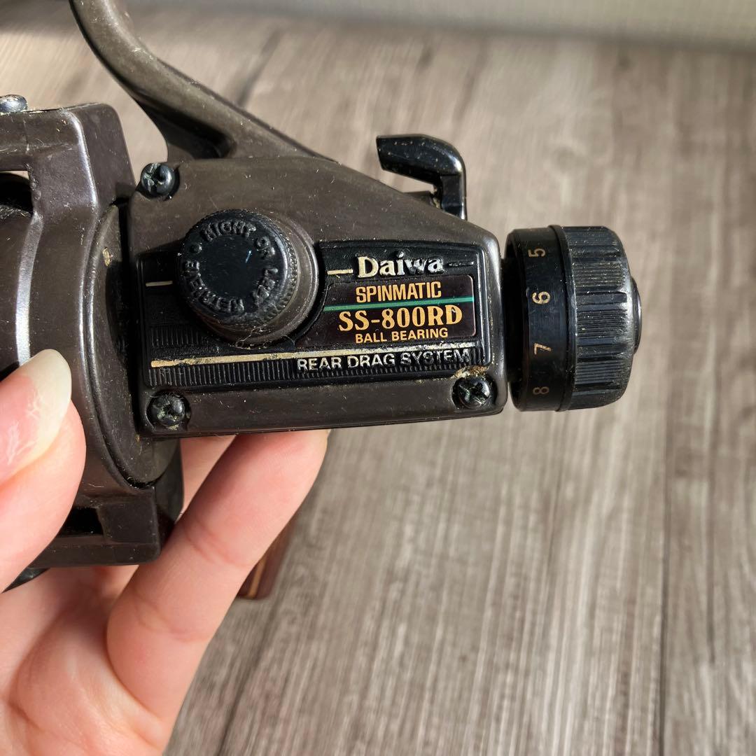 3F 【希少・オールド】ダイワ スピンマチック SS-800RD リアドラグ