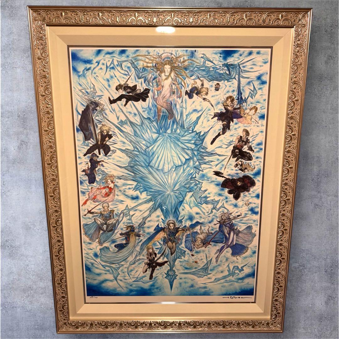 【送料無料】 天野喜孝 版画 Hero's ヒーローズ ファイナルファンタジー