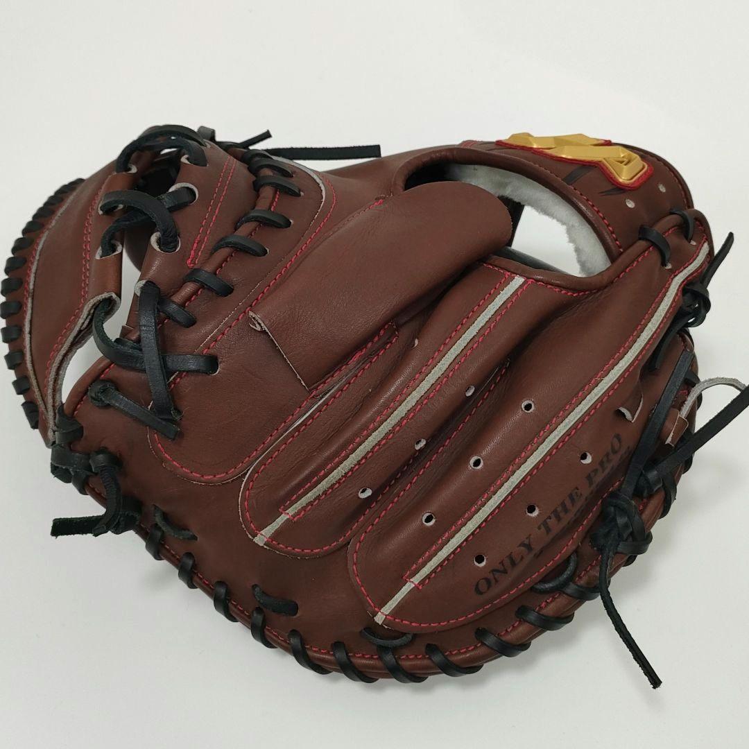 【極美品・ほぼ未使用】ハタケヤマ　硬式用　キャッチャーミット　PBW　和牛革