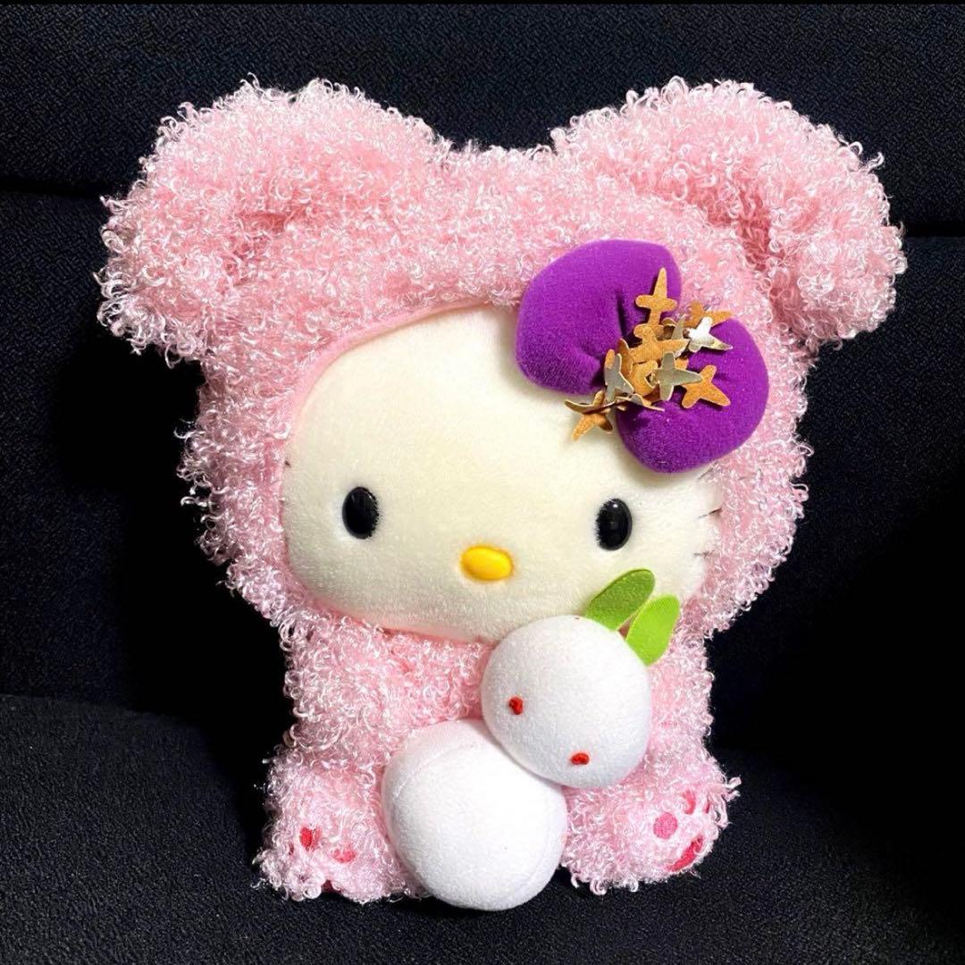【出品再開】北海道限定　ピンク　雪うさぎ　くま　きぐるみ　ぬいぐるみ　キティ