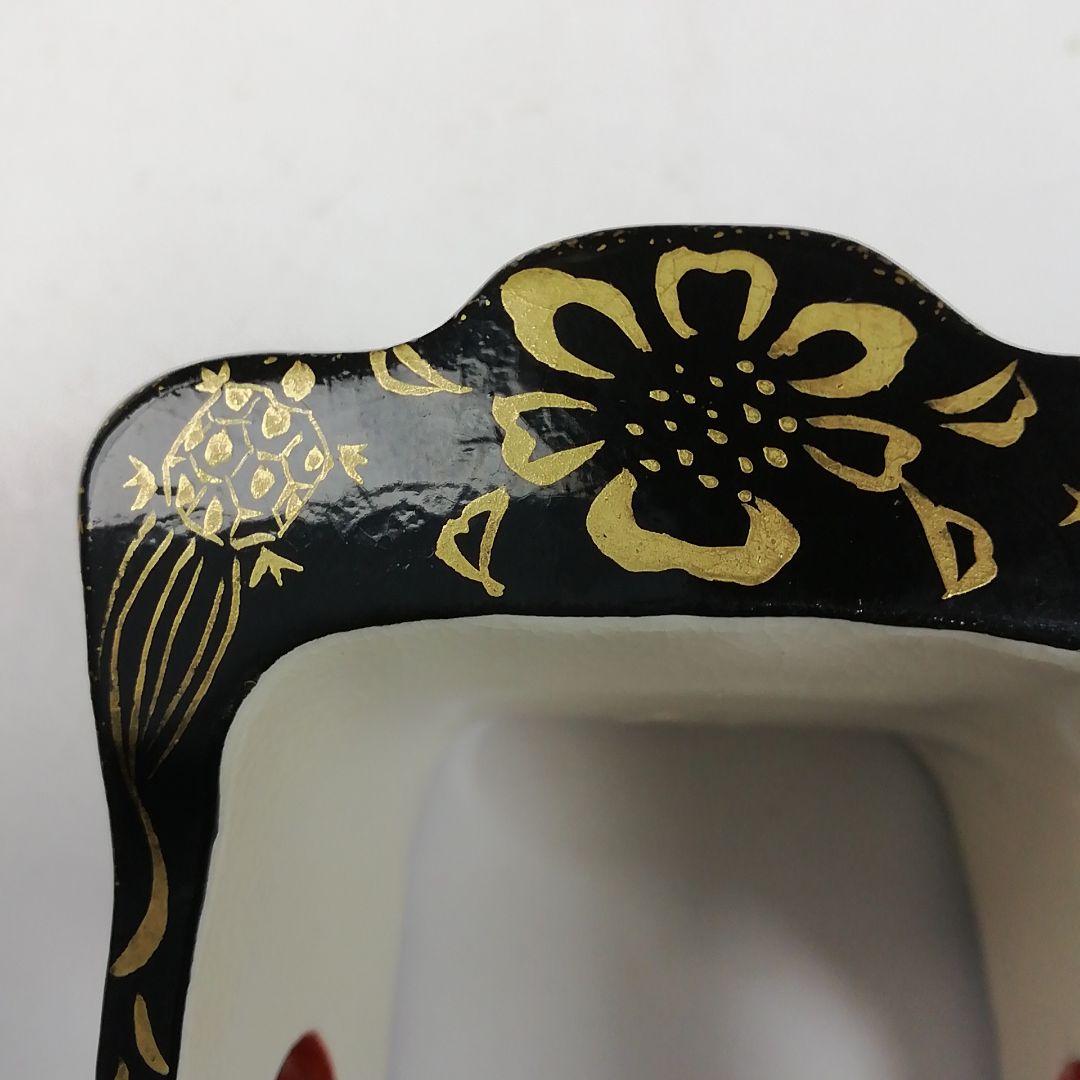 Ｗ４６　蓋置　『鞍　蓋置』『橋本城岳 造』　共箱　茶道具