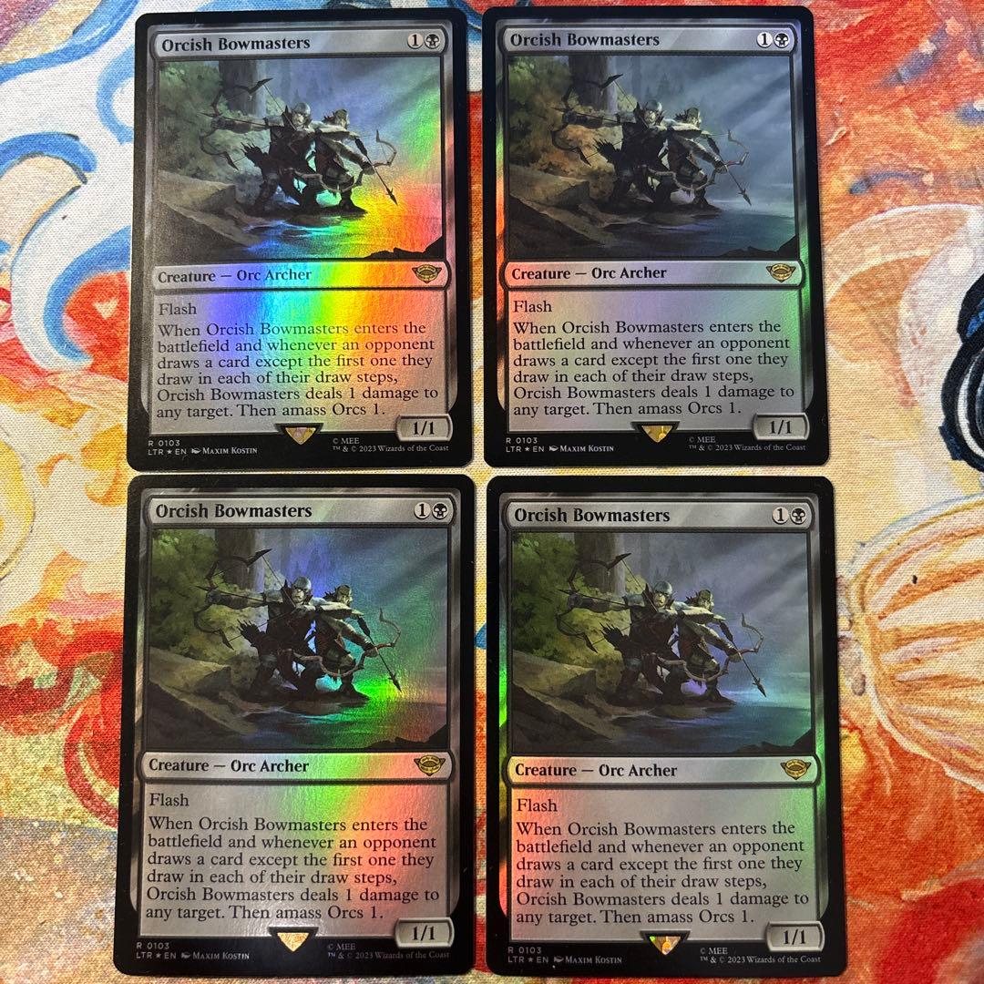 MTG オークの弓使い 英語 FOIL 4枚セット