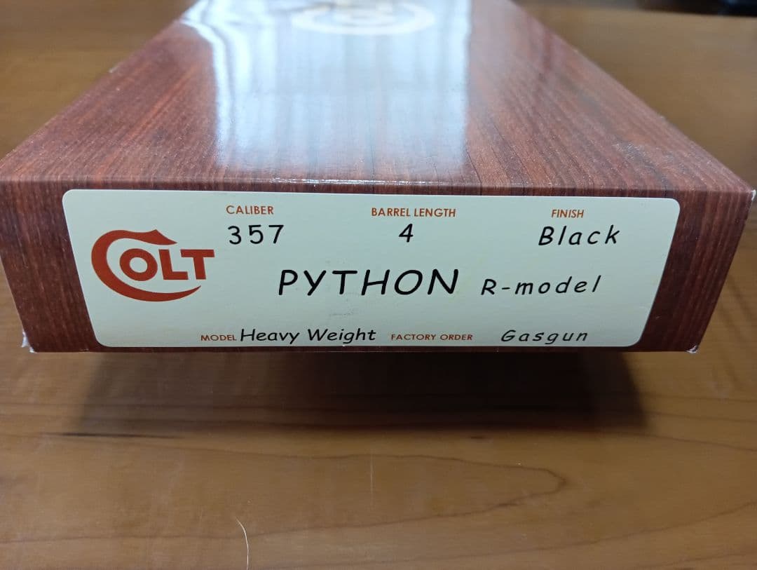 タナカ　コルトパイソン357マグナム　Rモデルガスガン　イーストAホルスター付