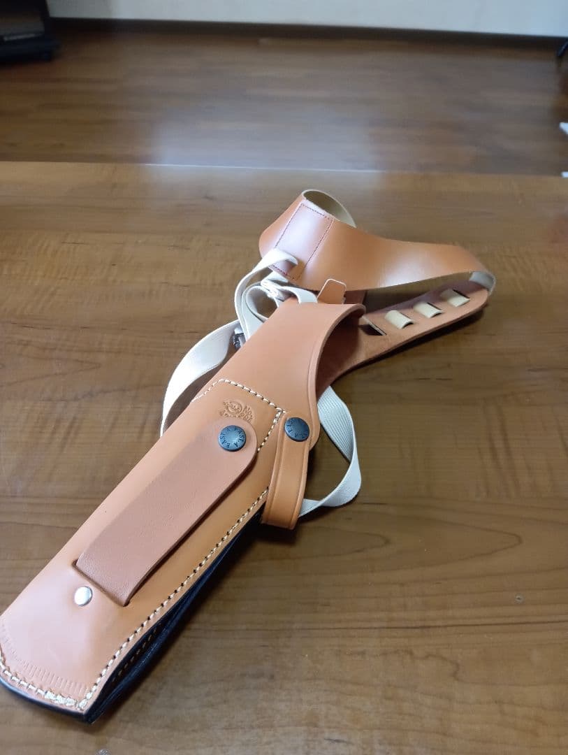 タナカ　コルトパイソン357マグナム　Rモデルガスガン　イーストAホルスター付