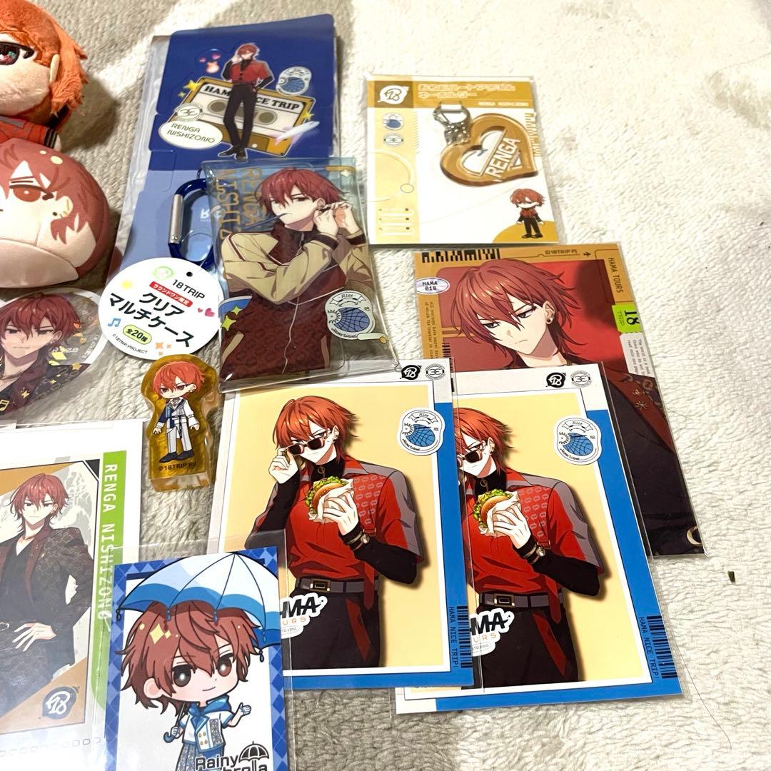 エイトリ　西園練牙　アクスタ　缶バッジ アクキー　カード　ぬいぐるみ セット