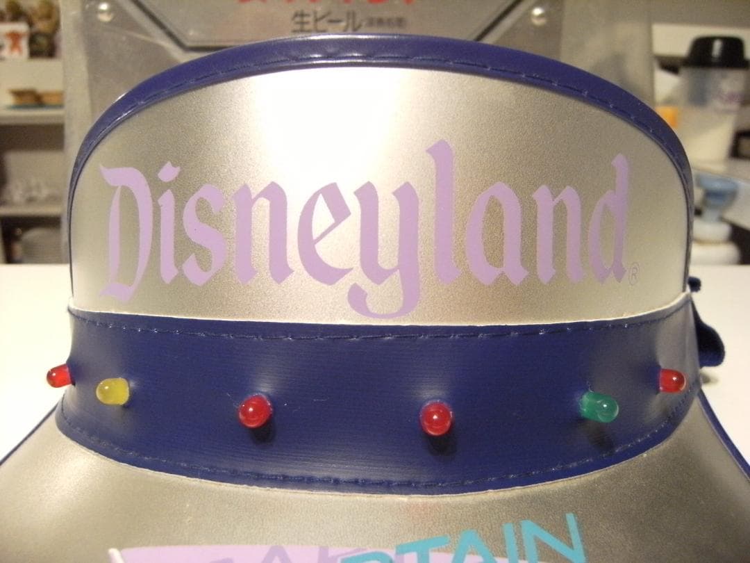 廃版★ディズニーランド キャプテンEO サンバイザー 帽子★マイケルジャクソン