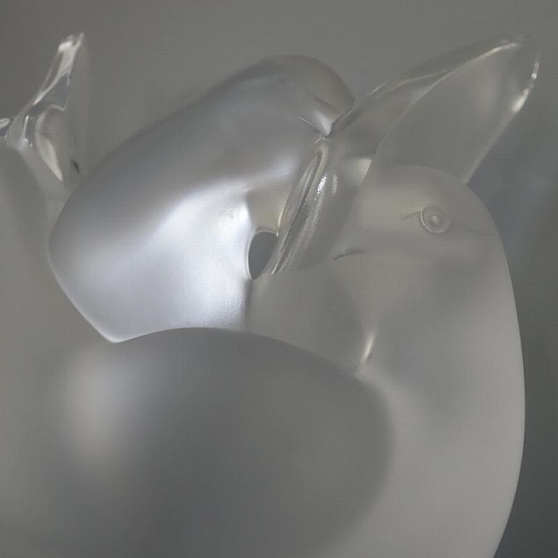 RU-6021　LALIQUE クリスタル　シルヴィ　花瓶