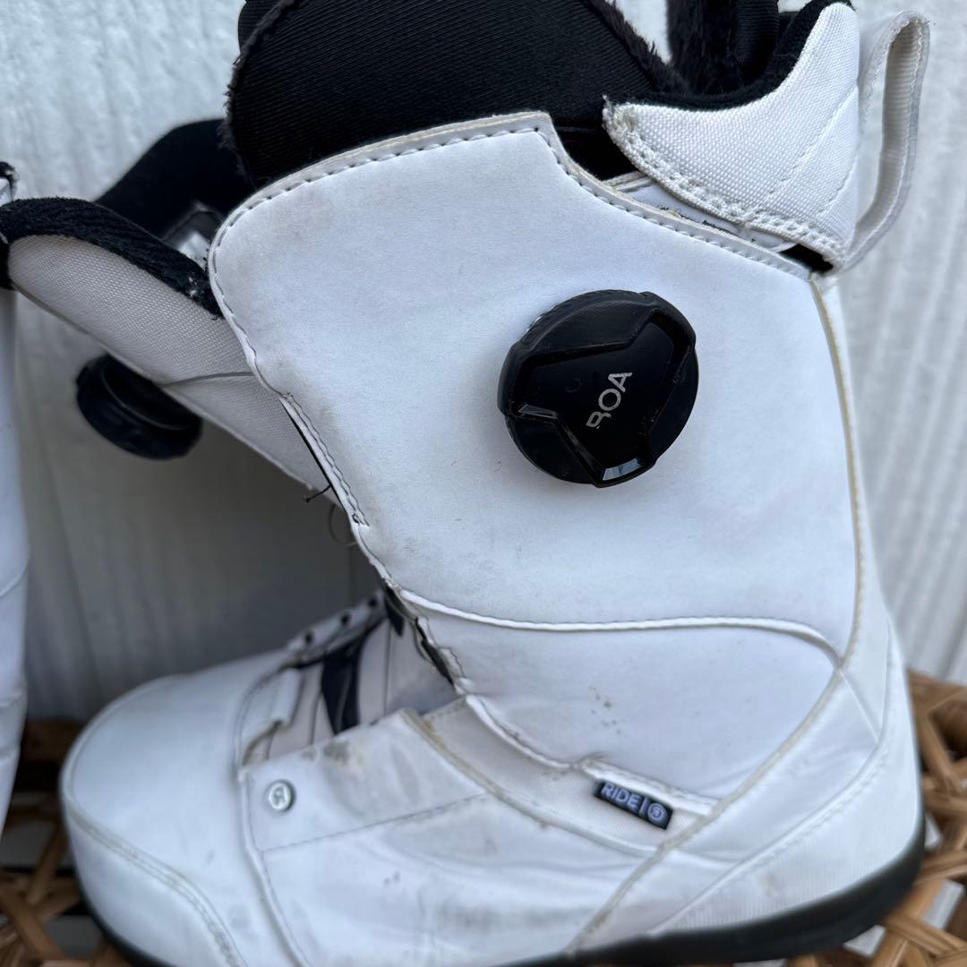 RIDE ホワイト スノーボードブーツ スノボ　ブーツ　BOA 白