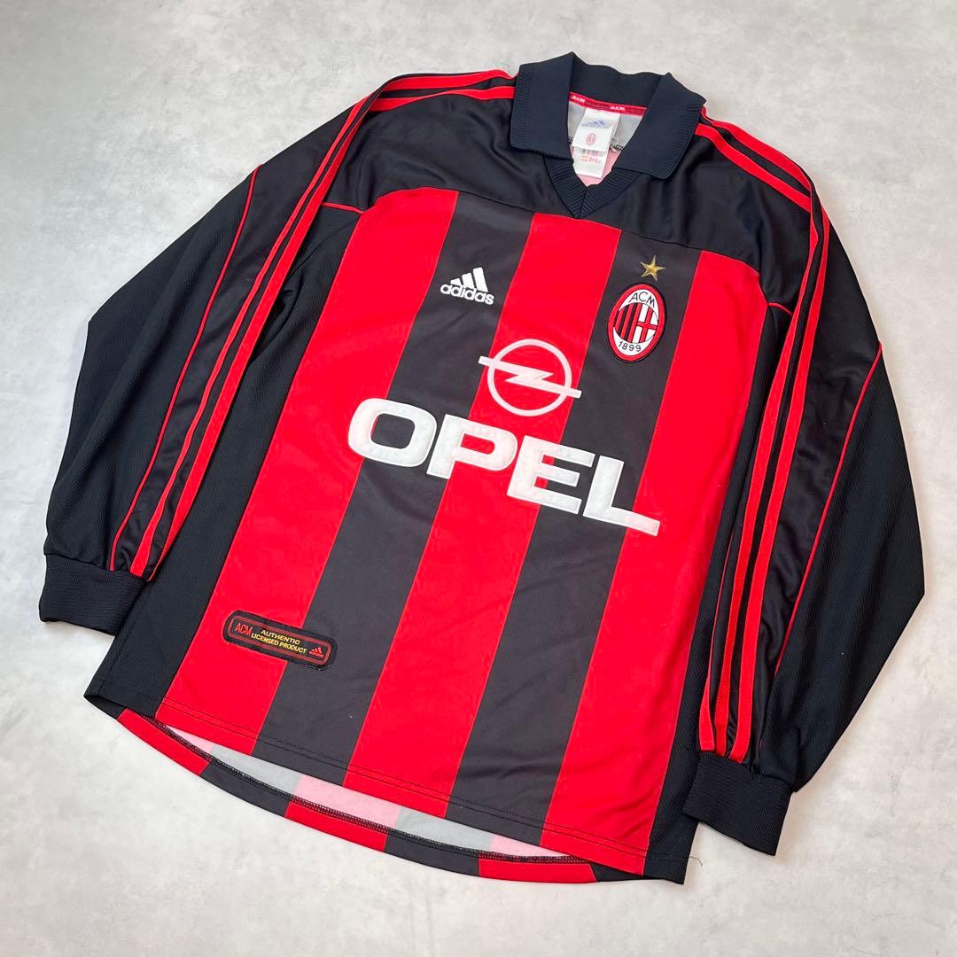 adidas ACミラン 00-02シーズン ユニフォーム 長袖 M