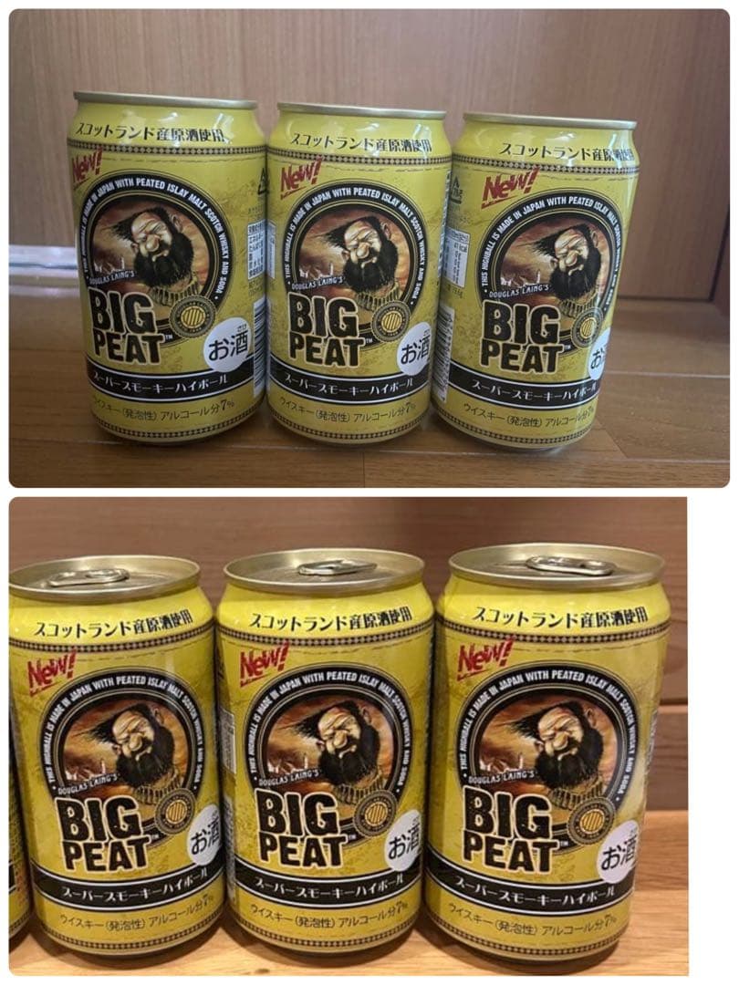 BIG PEAT ウイスキー 6缶セット　ビックピート