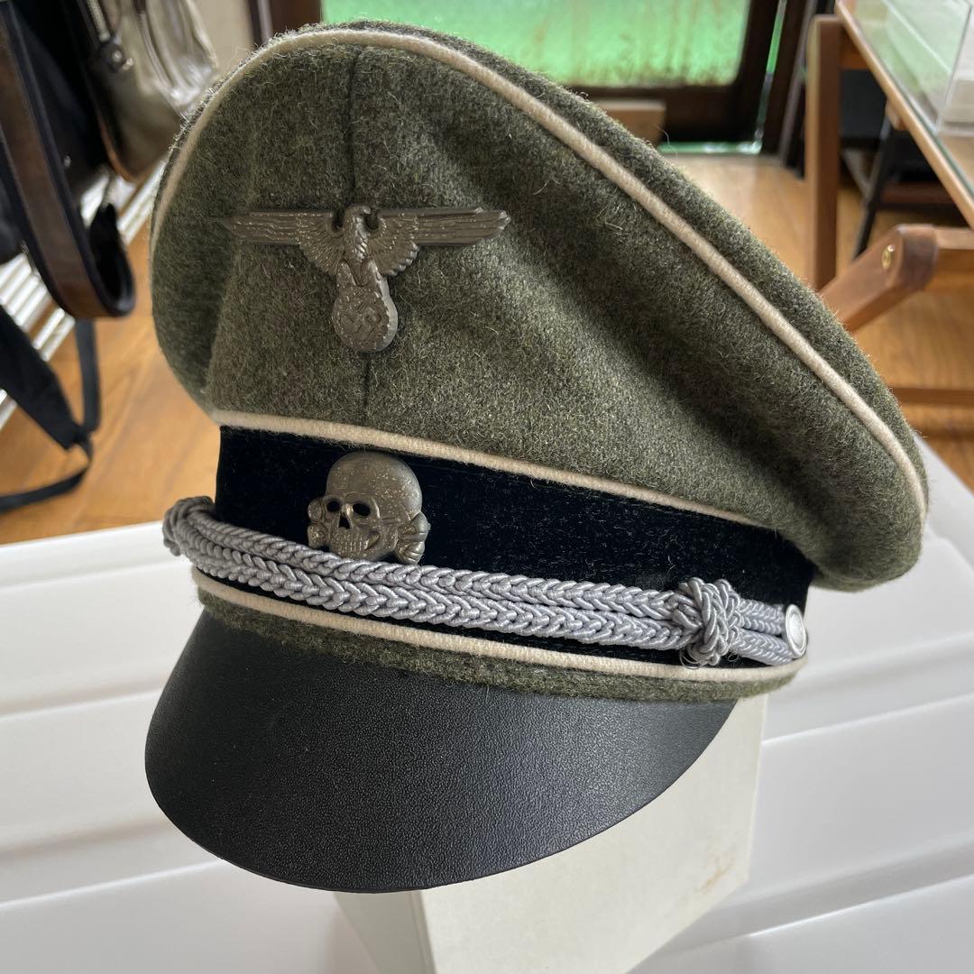 ドイツ軍帽 制帽 SS 旧ドイツ軍　レプリカ