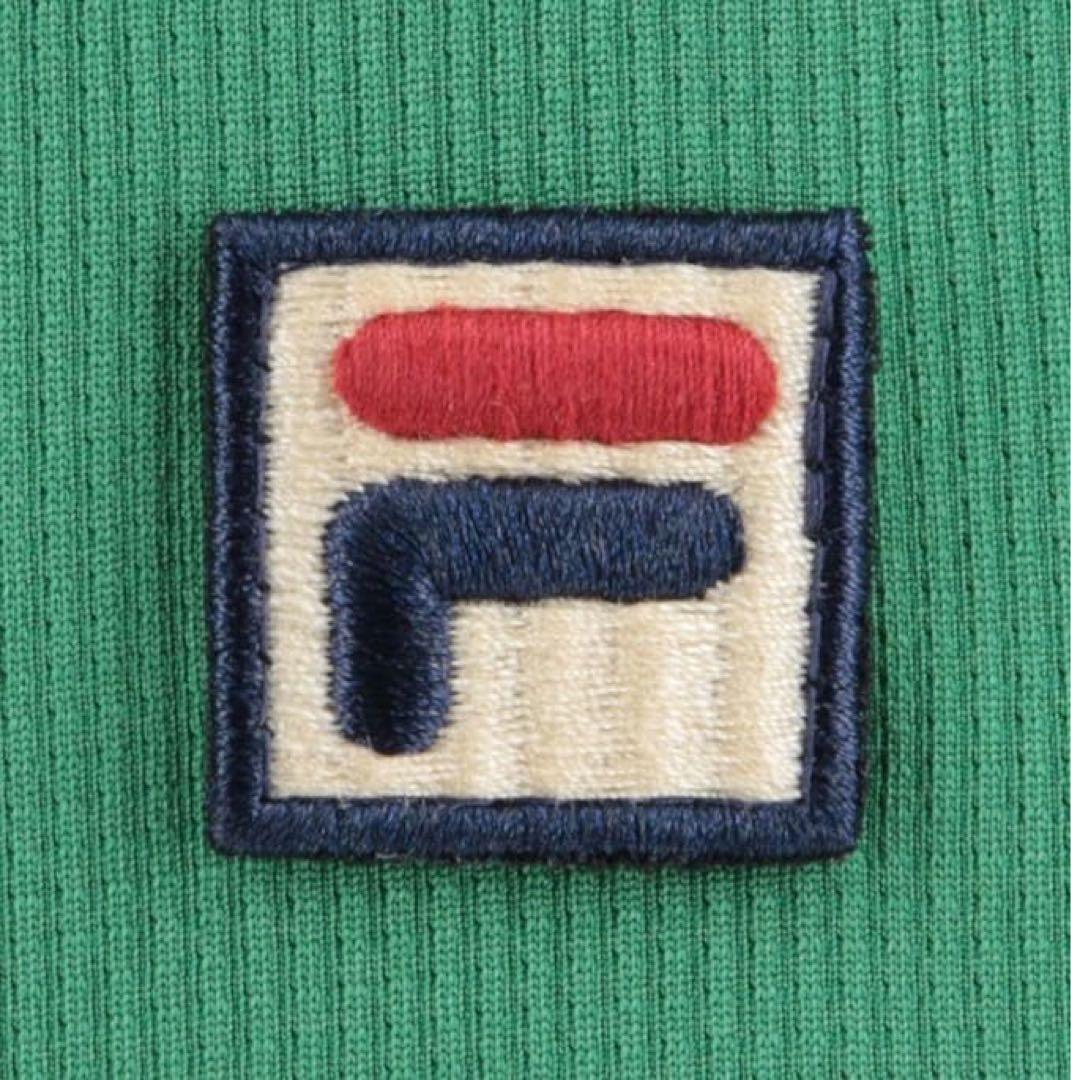 FILA フィラ テニスウェア 半袖Tシャツ VM5603グリーン メンズM新品